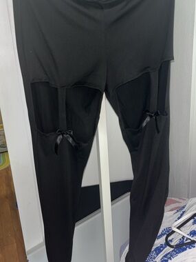 SHEIN Black Curve High-Waist Leggings